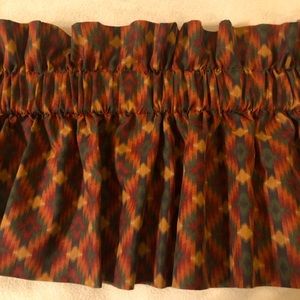 Window valence, fro pocket rod up to 3” pocket